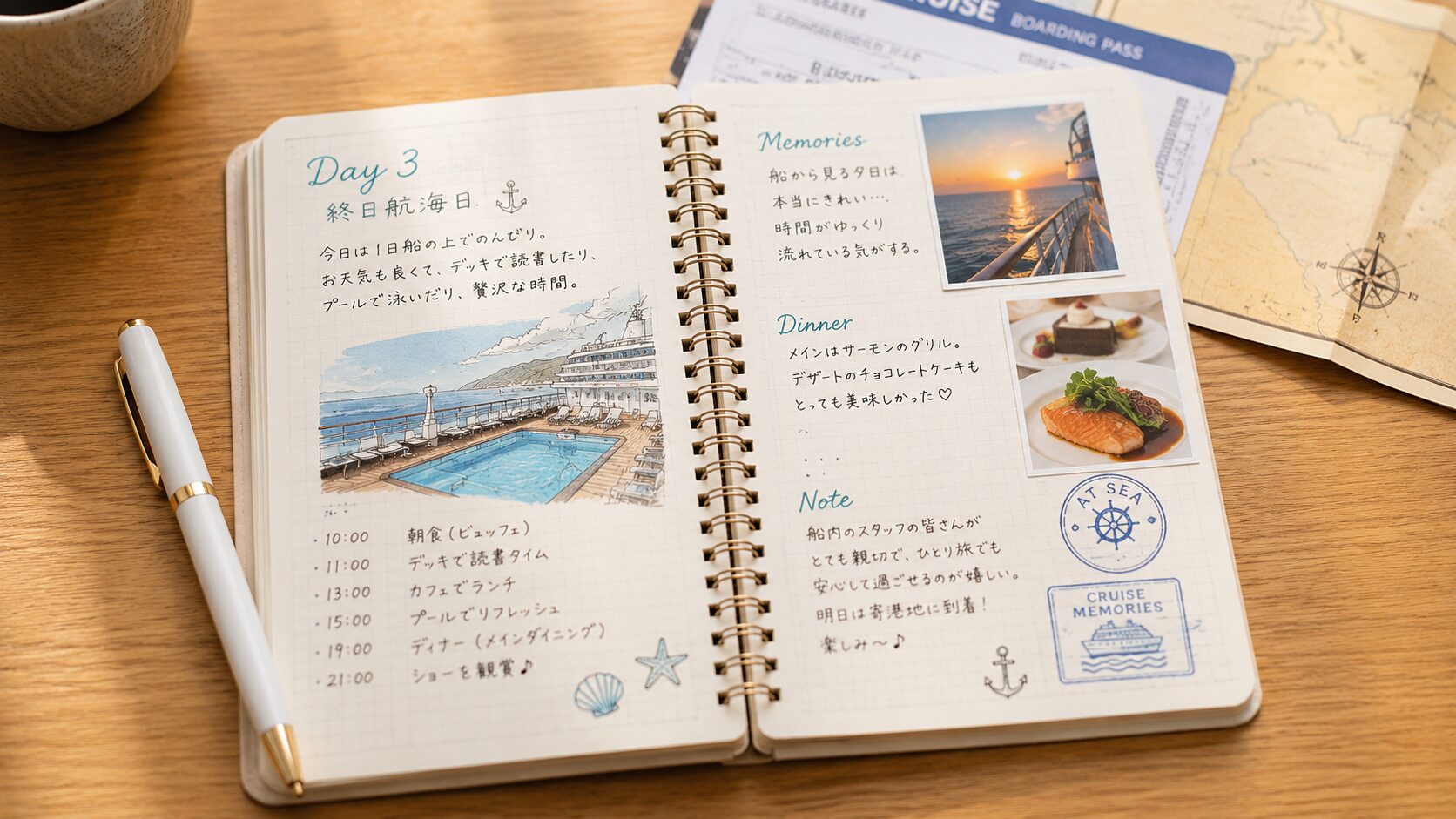 航海ノート（旅レポ）